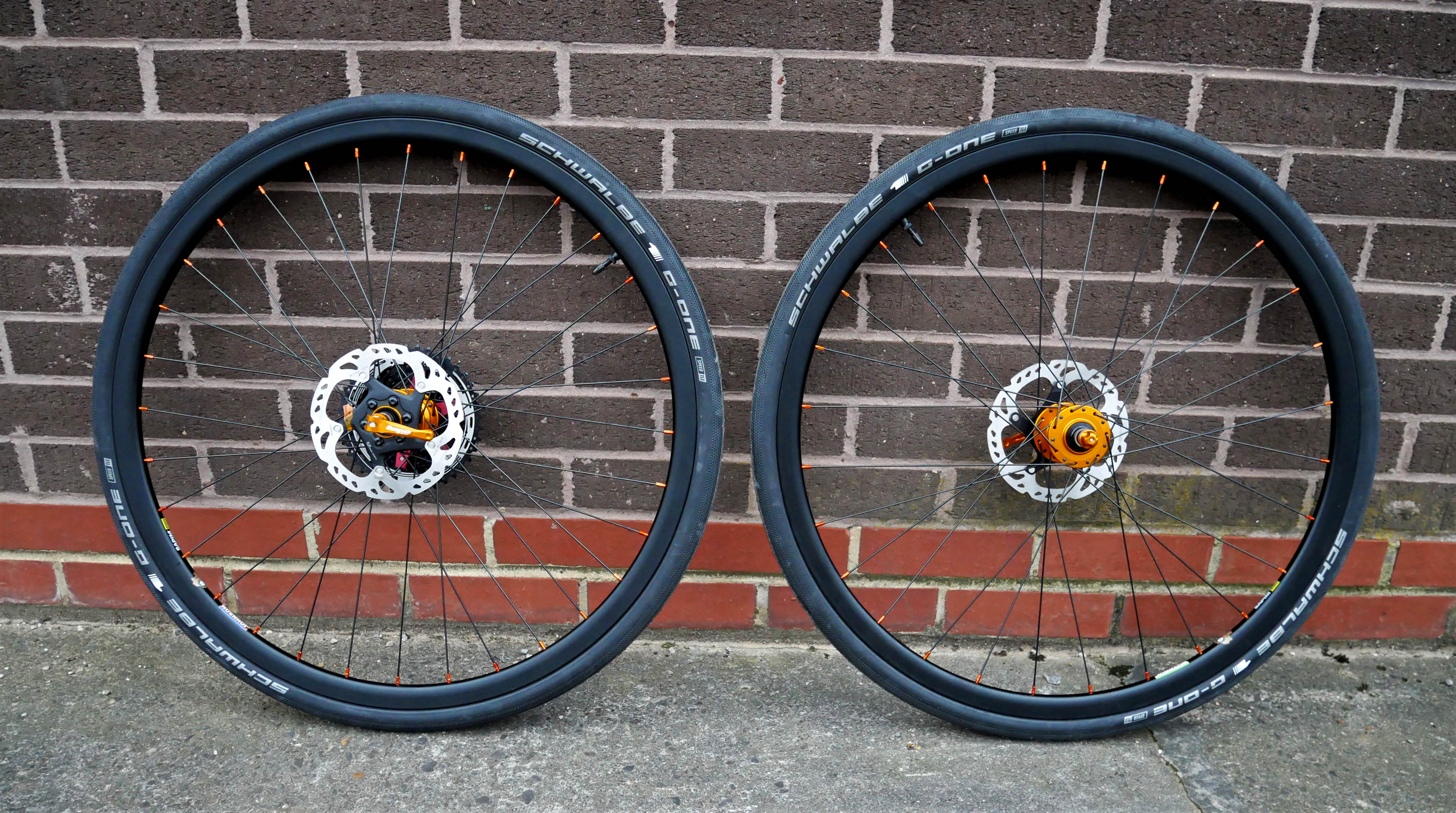 SPA CYCLES Handbuilt Wheelset - Hope Pro5 Disc/Choice of Rims with Sapim CX-Ray Spokes click to zoom image